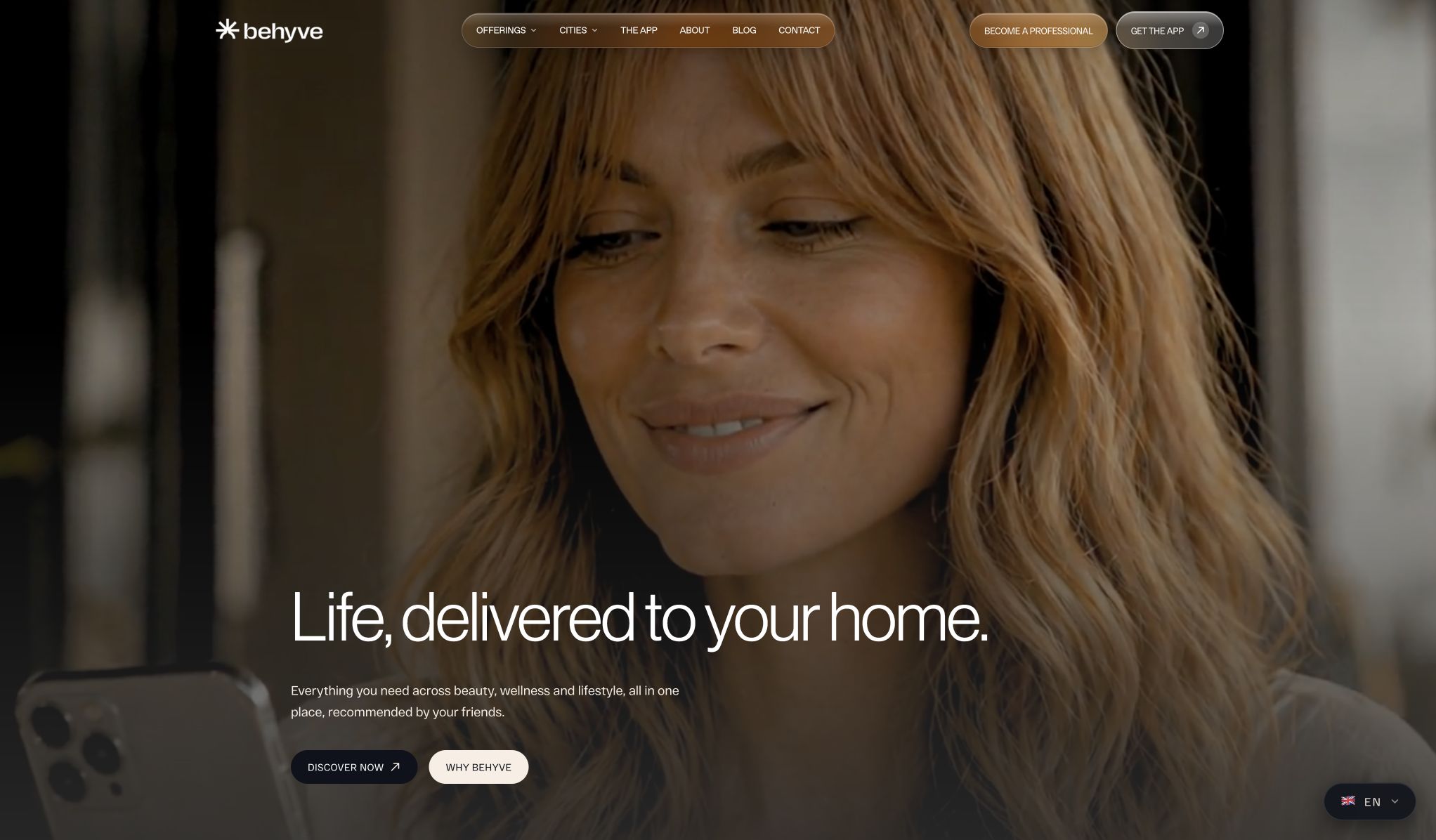 behyve website: Life, delivered to your home